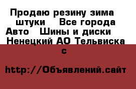 Продаю резину зима 2 штуки  - Все города Авто » Шины и диски   . Ненецкий АО,Тельвиска с.